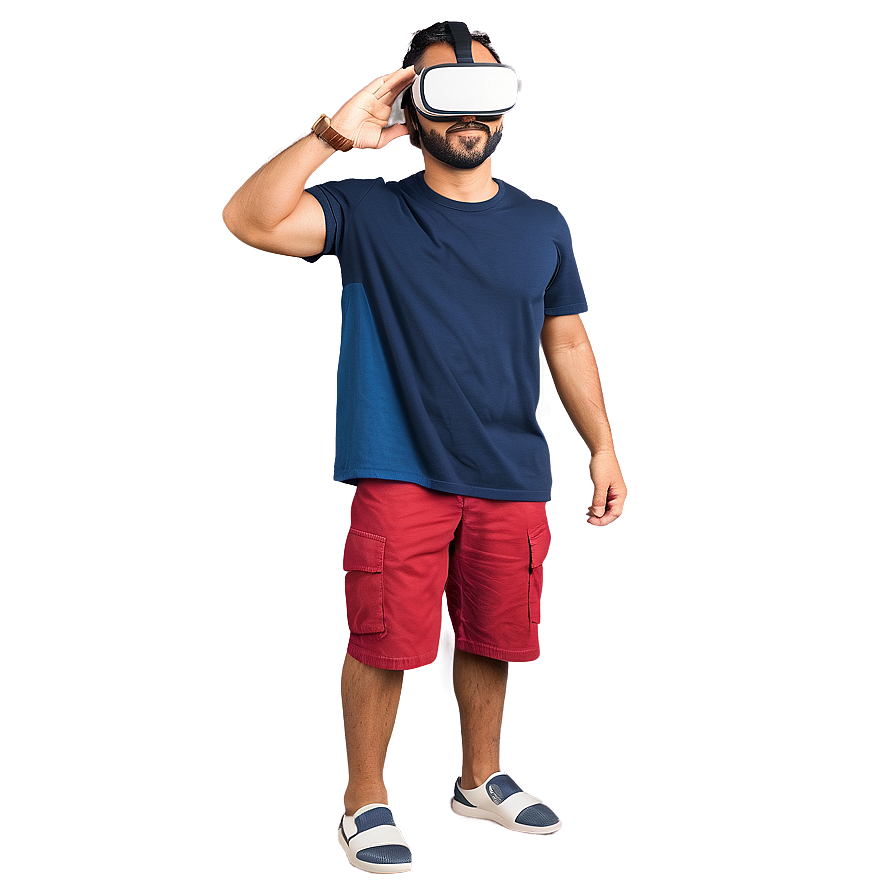 Cool Guy With Virtual Reality Png Jaa72