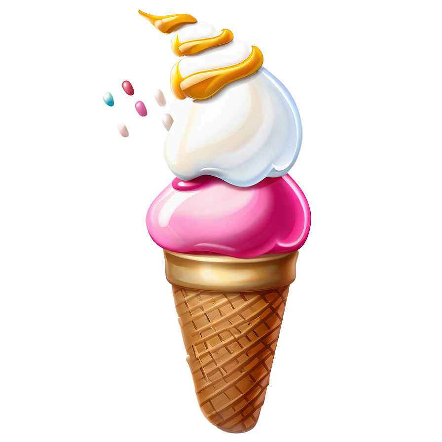 Cool Ice Cream Illustration PNG yxq69 PNG with transparent background
