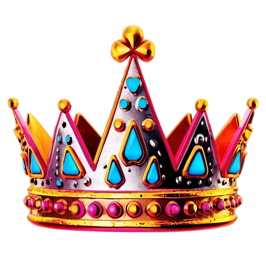 Cool Neon Crown Png 06272024