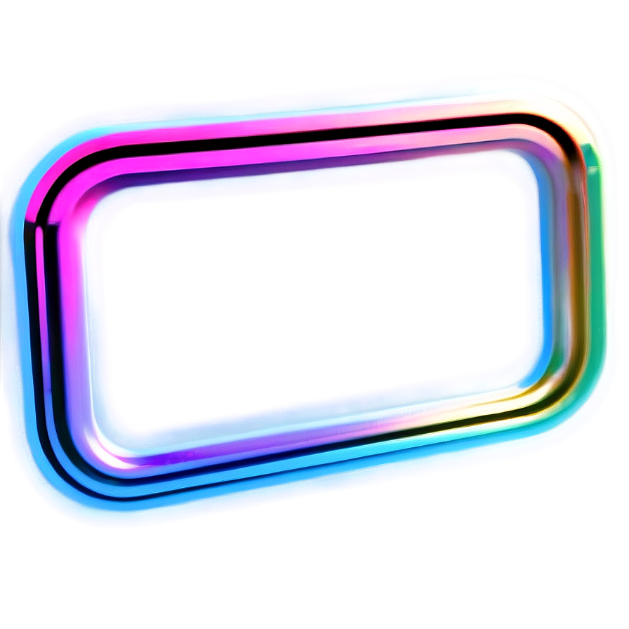 Cool Neon Rectangle Png 06272024