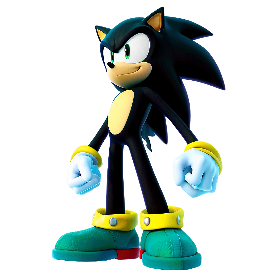 Cool Shadow The Hedgehog Pose PNG oun45 PNG with transparent background