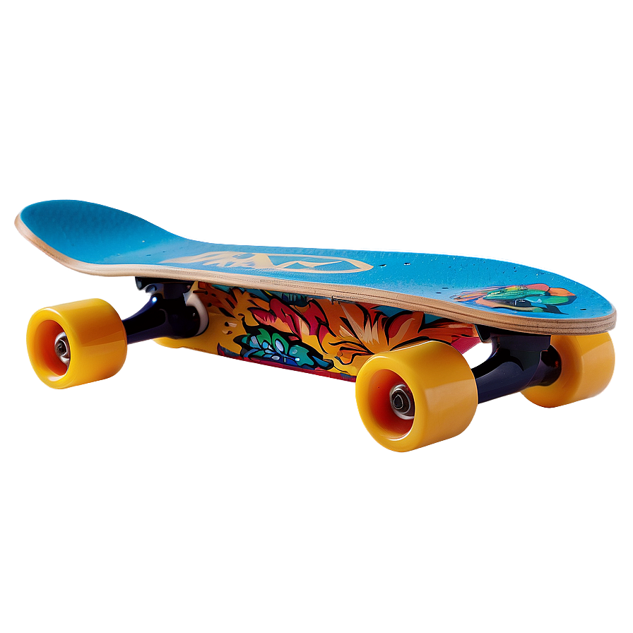 Cool Skateboard Deck Illustration Png Isg