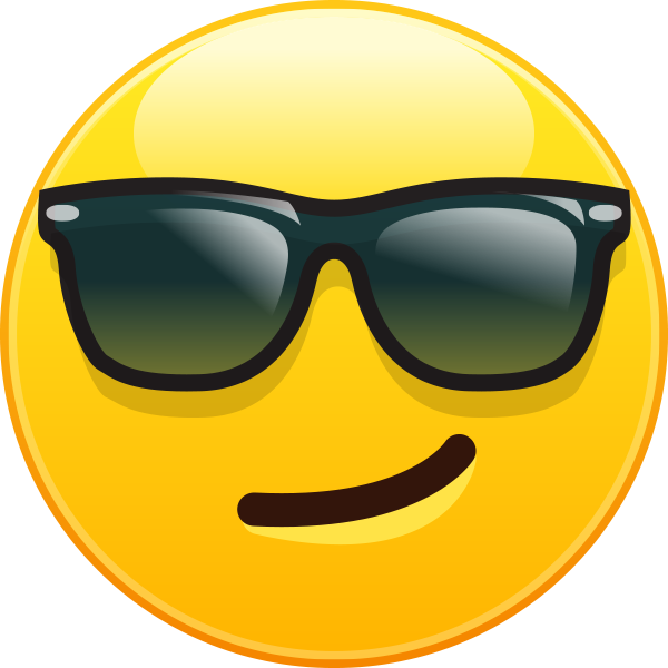 Cool Smiley Emojiwith Sunglasses