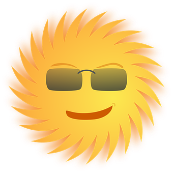 Cool_ Smiling_ Sun_ Emoji