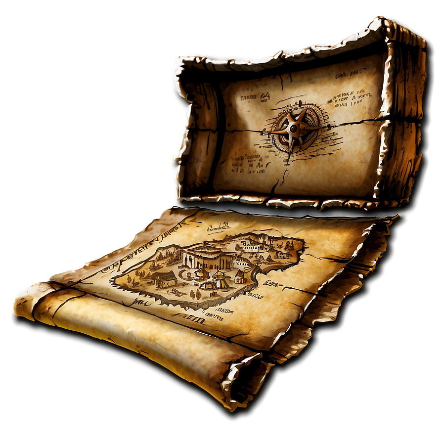 Cool Treasure Map PNG ufx PNG with transparent background