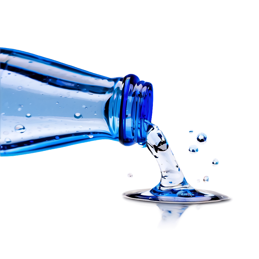 Cool Water Drops On Bottle Png 52