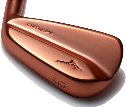 Copper Golf Club Iron PNG with transparent background