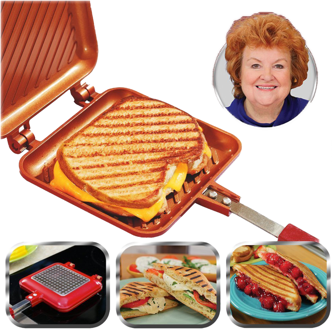 Vector Sandwich Panini - Red Copper Sandwich Maker, HD Png Download PNG image with a transparent background, free high-resolution download