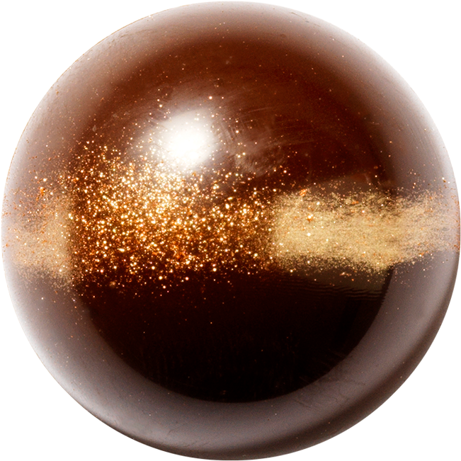 Copper Sphere Glittering Texture