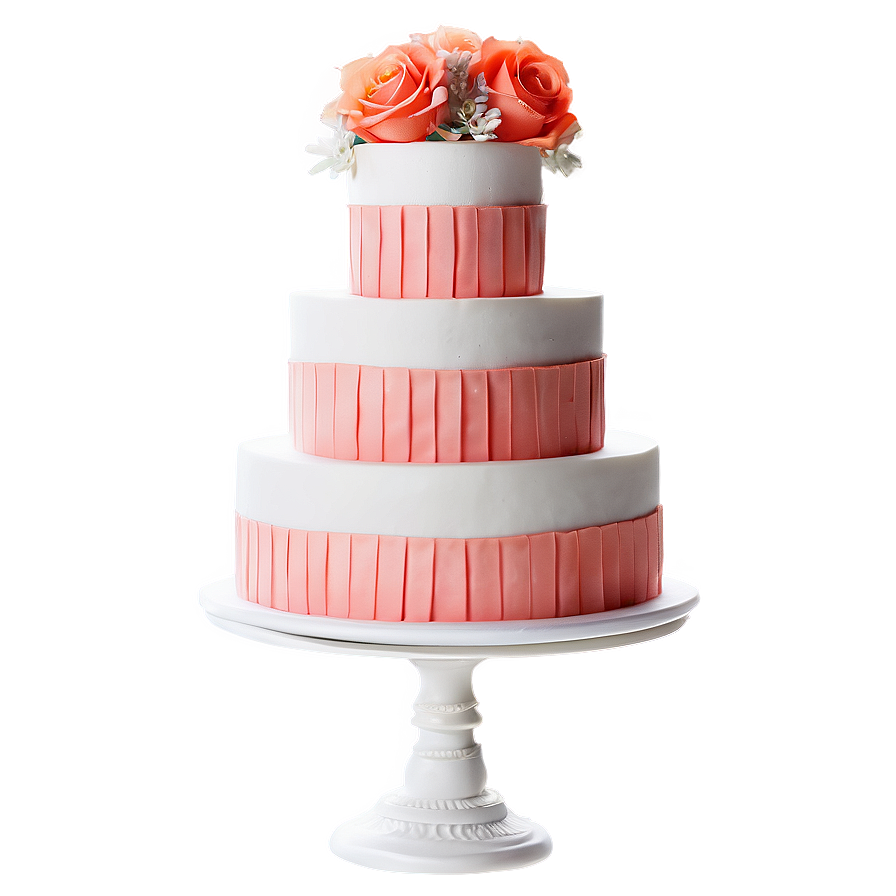 Coral Charm Wedding Cake Png Rrn