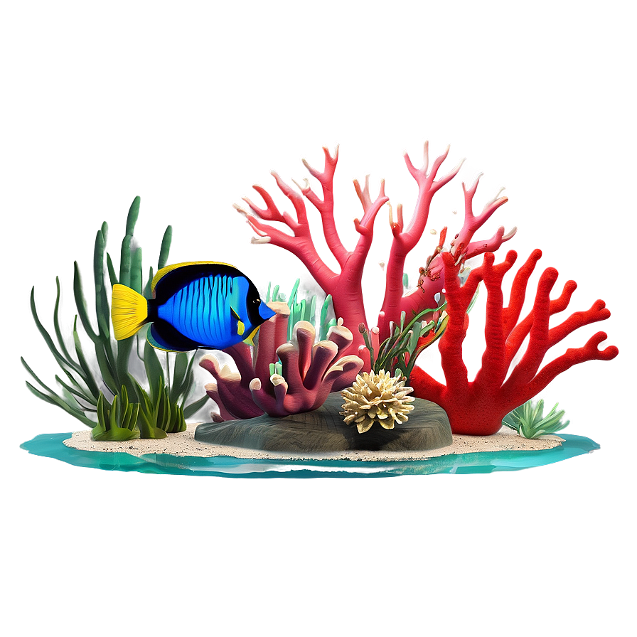Coral Reef Scene PNG 05242024 PNG with transparent background