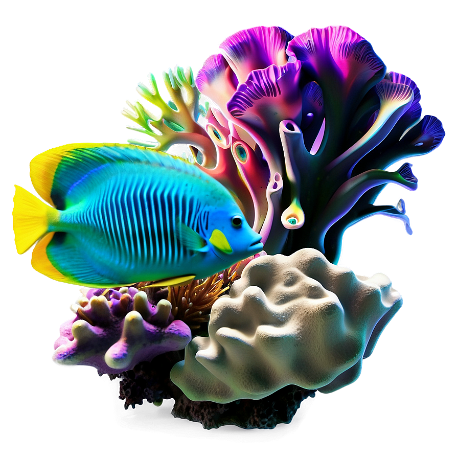 Coral Reef Scene Png 05242024