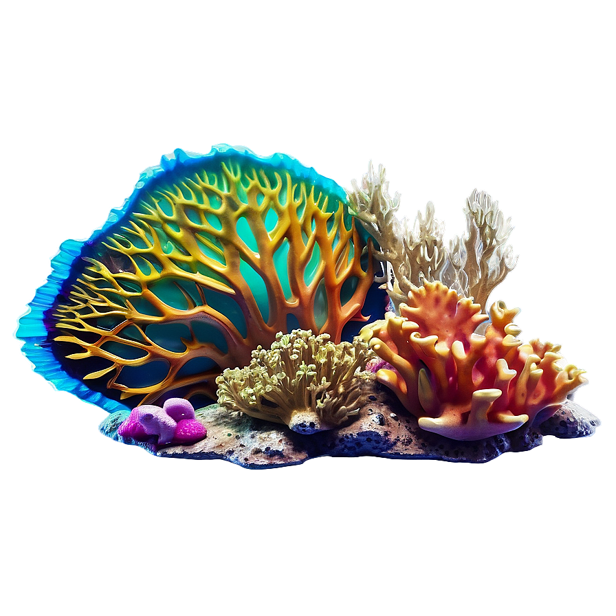 Coral Reef Scene PNG 45 PNG with transparent background