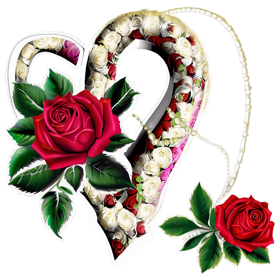 Corazon And Roses Png 05232024