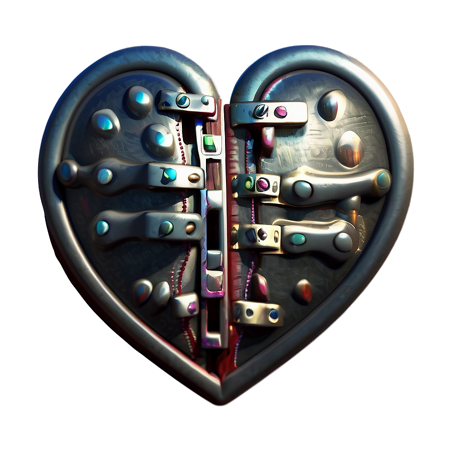 Corazon In A Lock Png 05232024