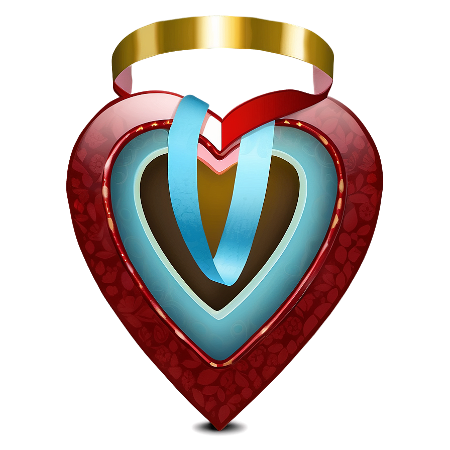 Corazon Ribbon Badge Png Rqu11