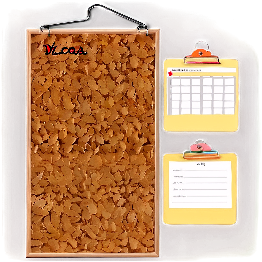 Cork Board Key Holder Combo Png Nku