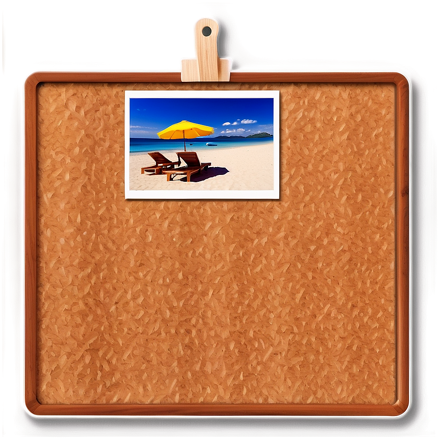 Corkboard With Photos Png Uem