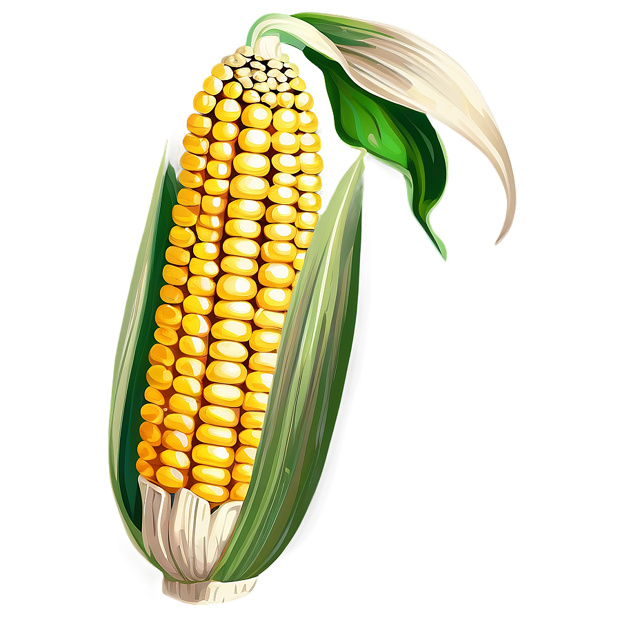 Corn Stalk Illustration Png 06122024