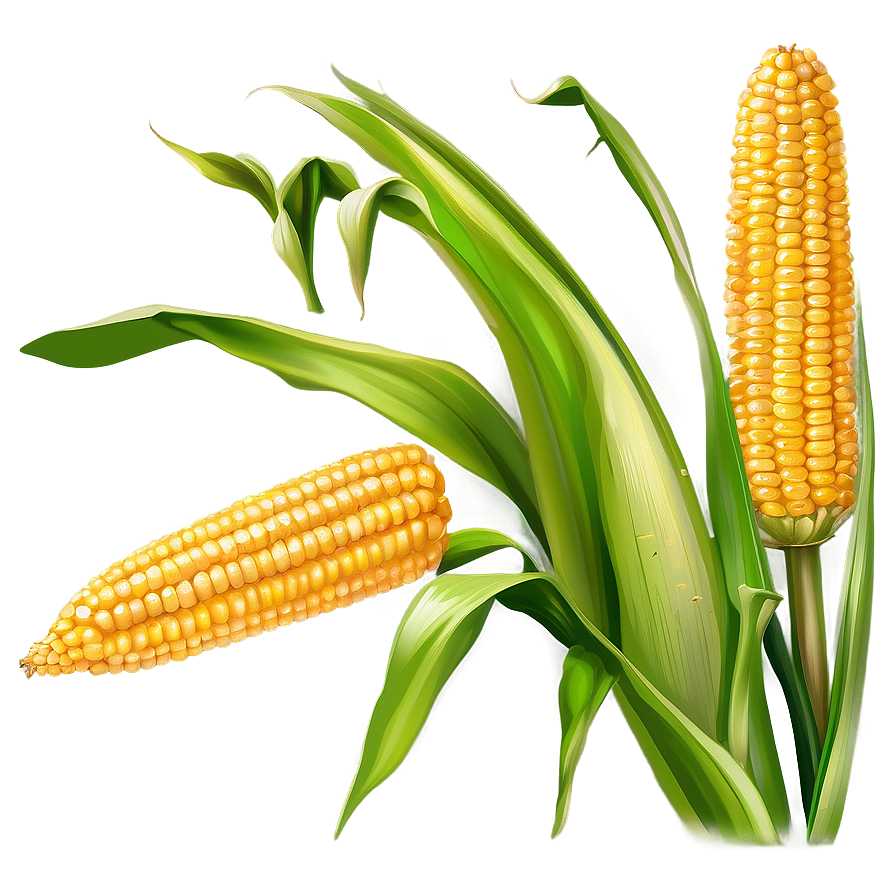 Corn Stalk Illustration Png 76