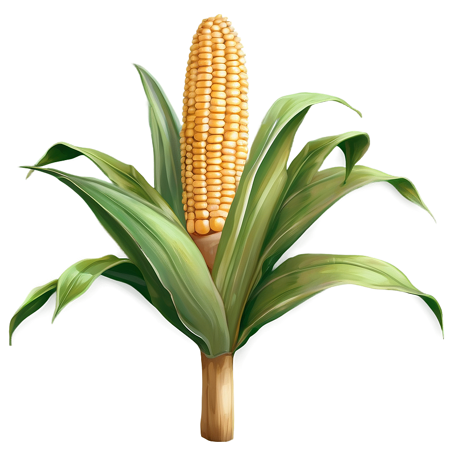 Corn Stalk In Field Png Swg