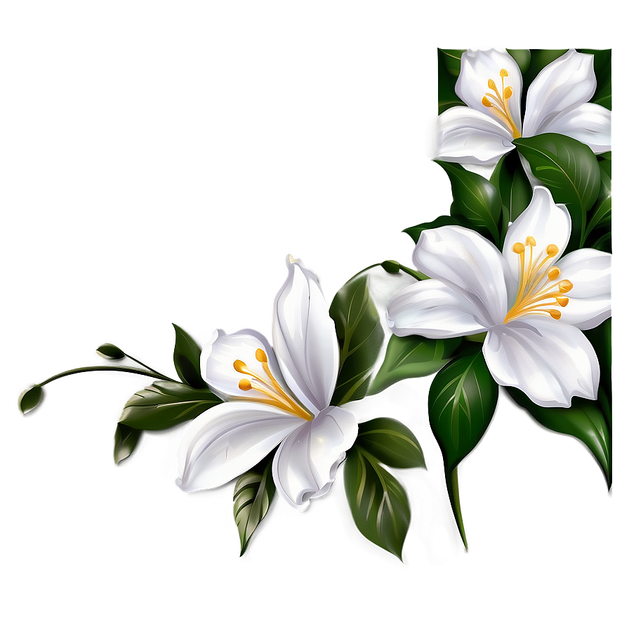 Corner Flower Design Png Ole