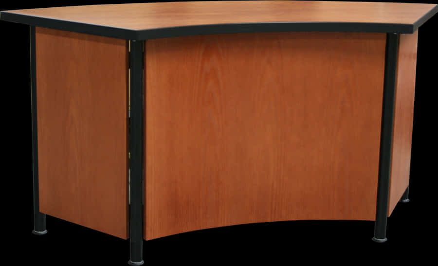 Corner Office Desk Wooden Finish