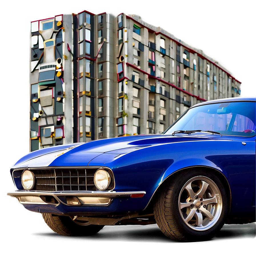 Cornflower Blue Car Structure Png 06252024