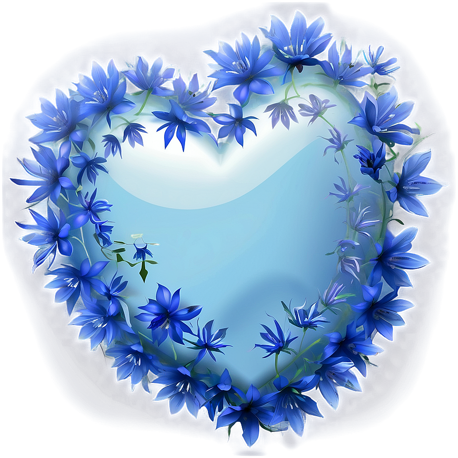 Cornflower Blue Heart Emoji Png Lsp60