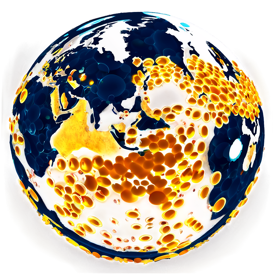 Coronavirus World Impact Map PNG olr PNG with transparent background