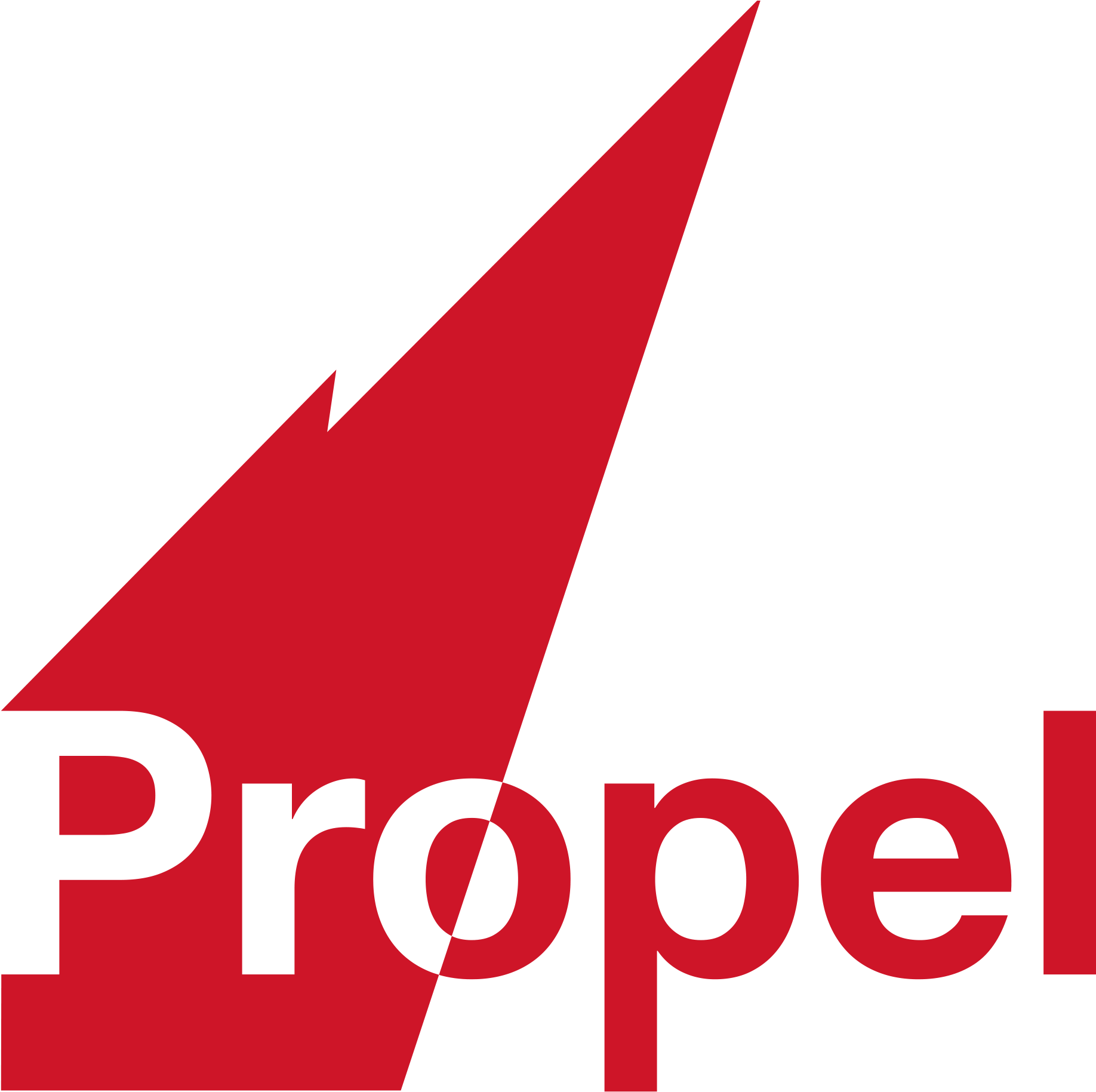 Corporate Logo Red Arrow PNG with transparent background