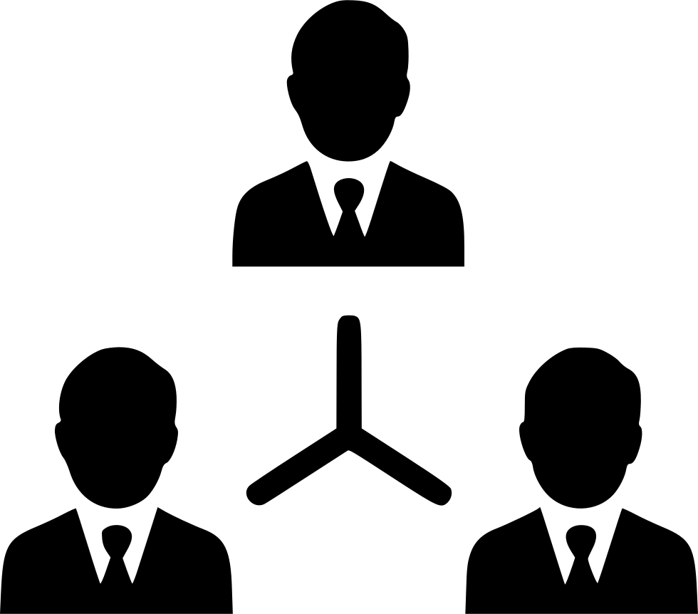Men Group Employees People Team Group People - People Connected Icon Png, Transparent Png PNG with transparent background