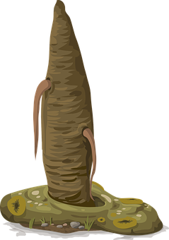 Corpse Flower Illustration PNG with transparent background