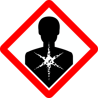 Corrosive Material Safety Sign