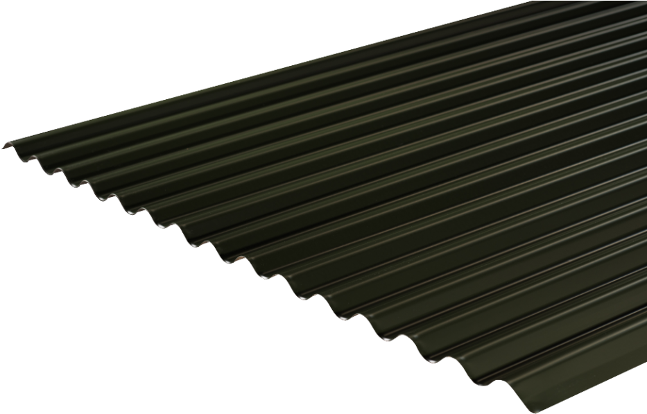 Clip Art Black And White Corrugated Roofing Profile - Black Plastic Corrugated Roofing, HD Png Download PNG with transparent background