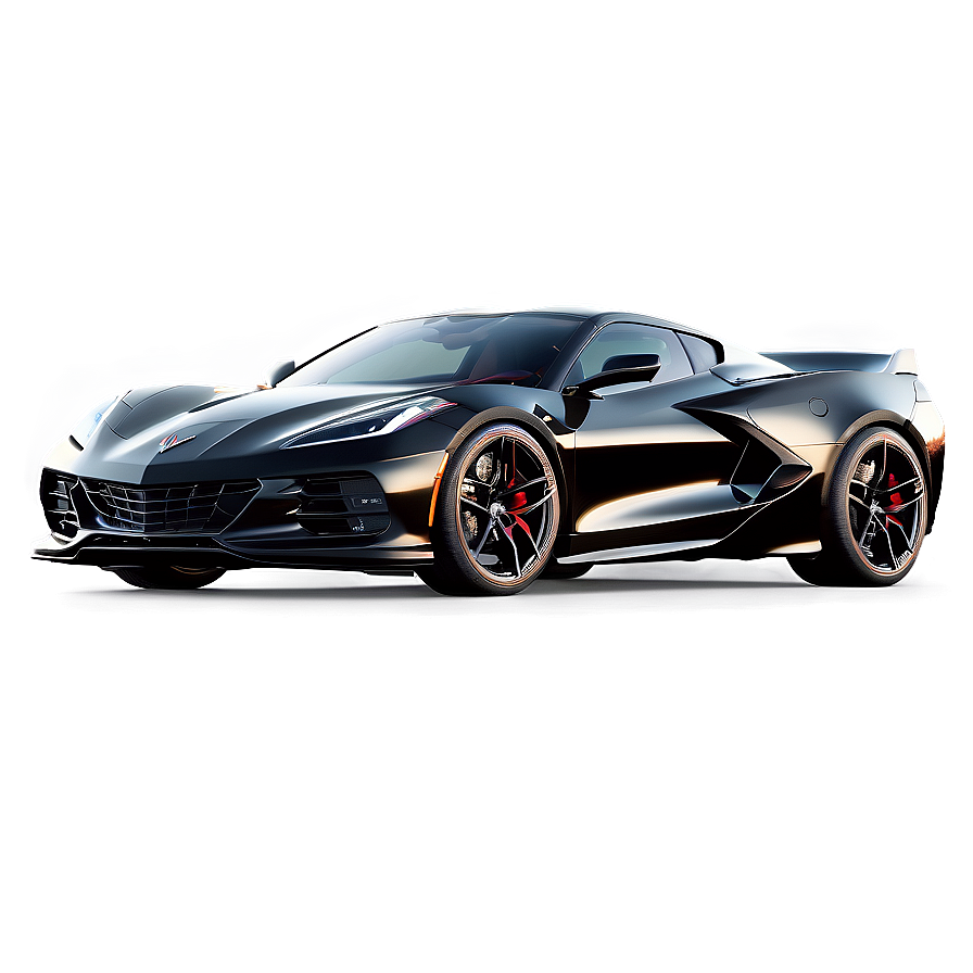 Corvette C8 With Custom Rims Png Nlj43