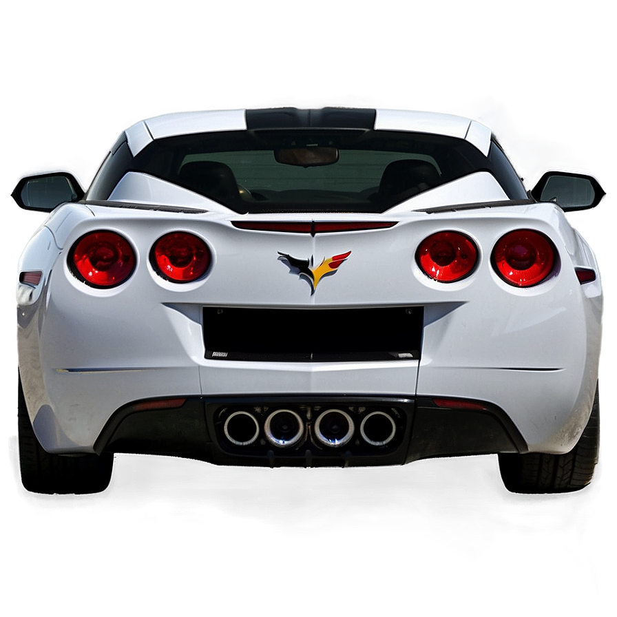 Corvette Rear View Png 06252024