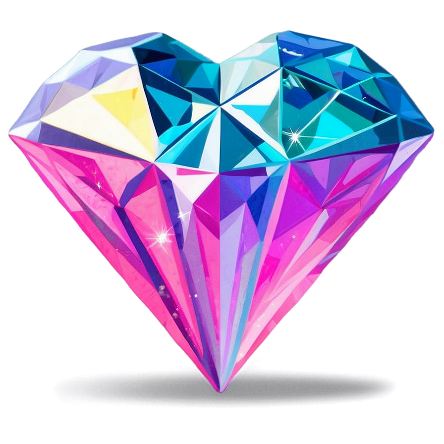 Cosmic Diamond Heart Adventure Png 1