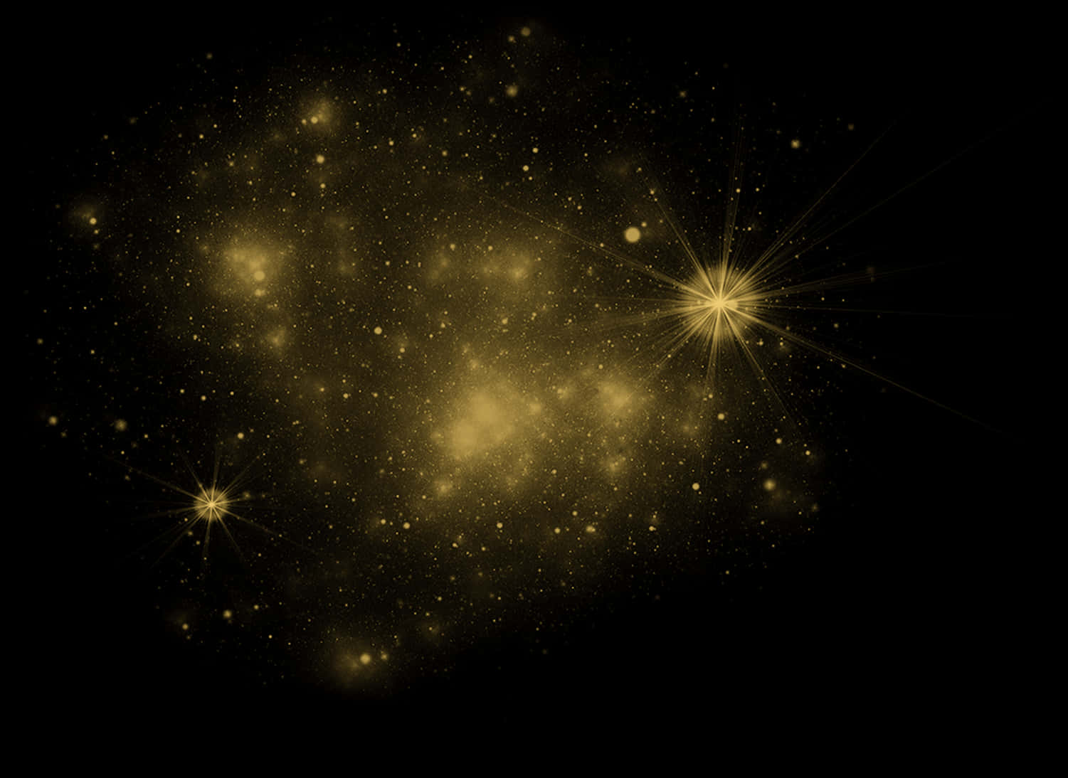 Декор «пыльца Фей» - Yellow Fairy Dust Png, Transparent Png PNG with transparent background