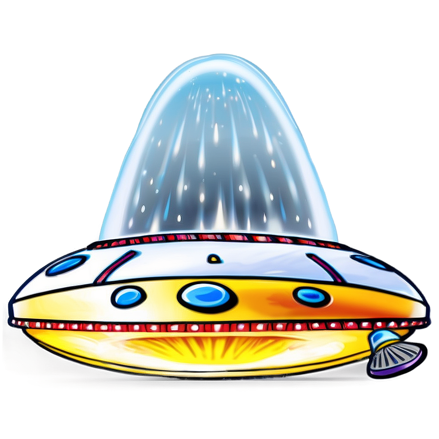 Cosmic Flying Saucer Travel Png 06202024