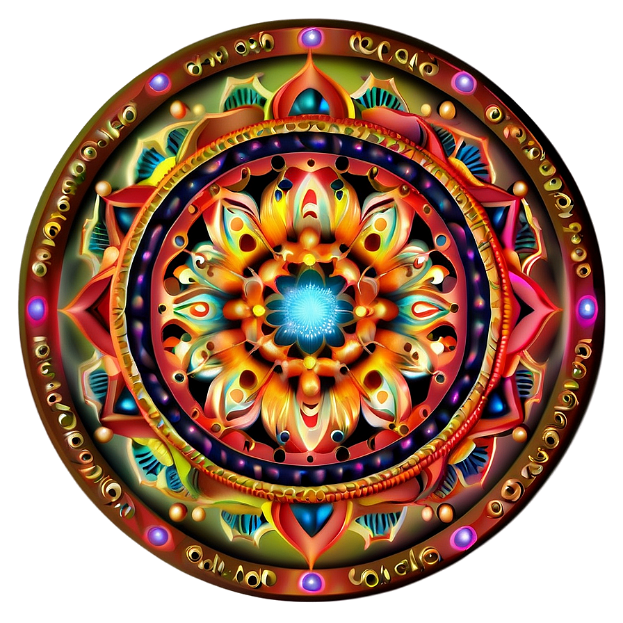 Cosmic Mandala Png 06112024