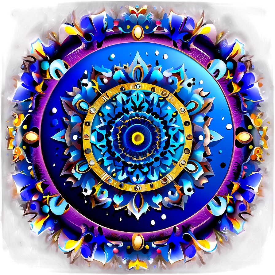 Cosmic Mandala Png 06112024