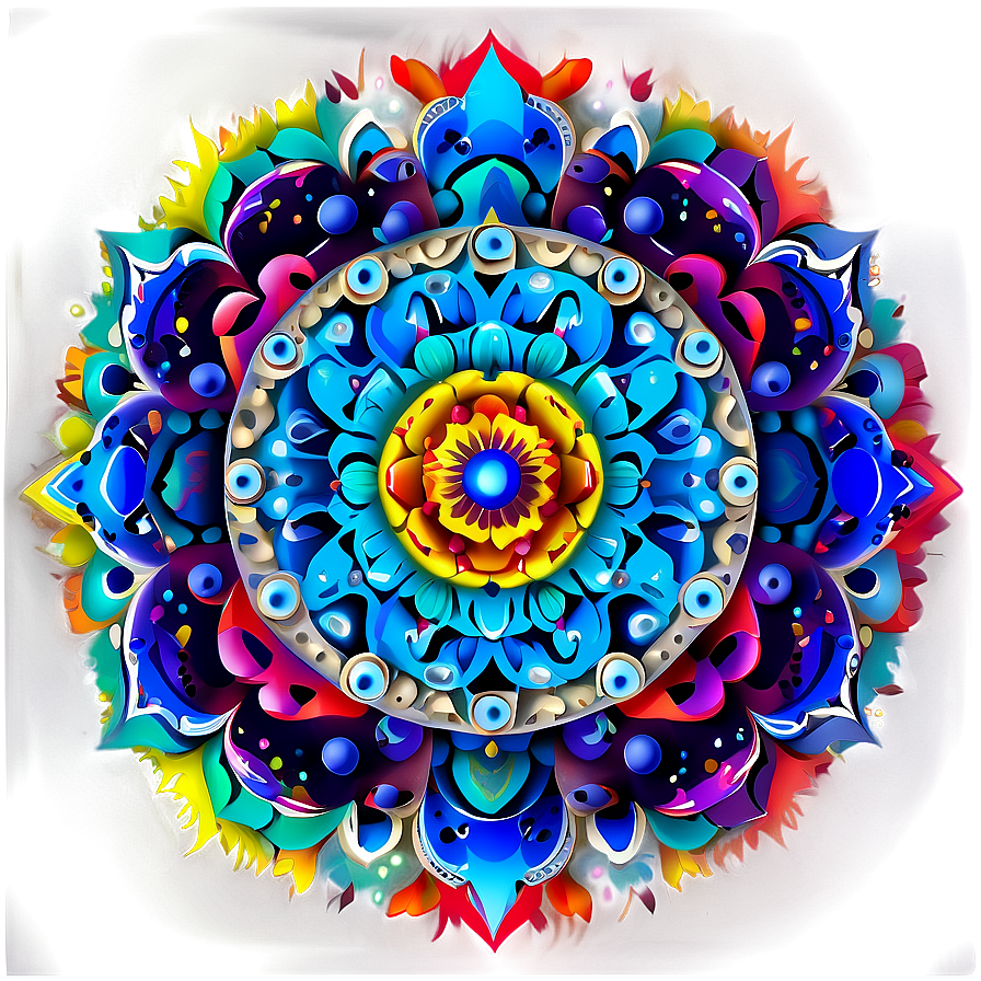 Cosmic Mandala Png 39