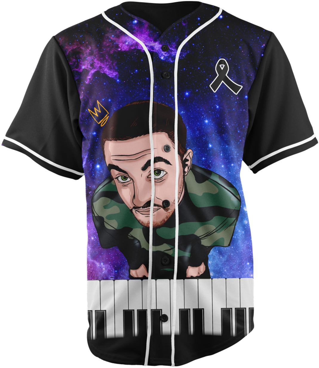 Mac Baseball Space Custom - Gryffin Jersey, HD Png Download PNG image with a transparent background, free high-resolution download