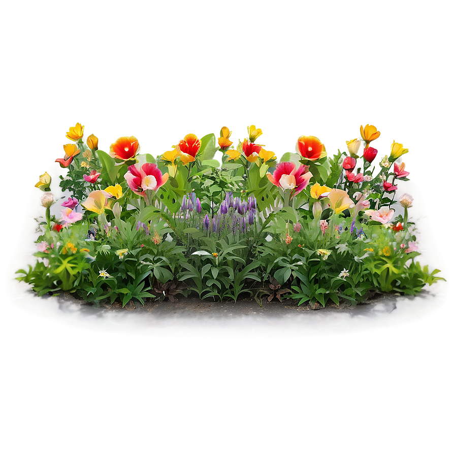 Cottage Flower Bed Png 35