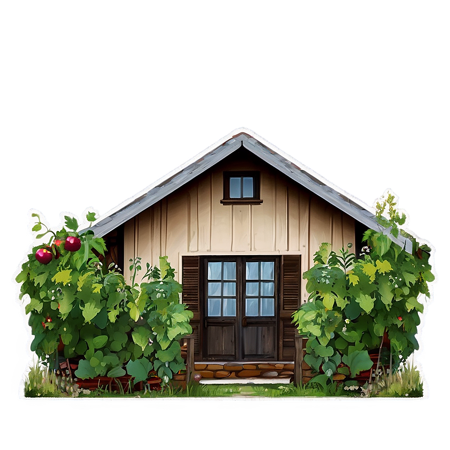 Cottage In A Vineyard Png 06202024