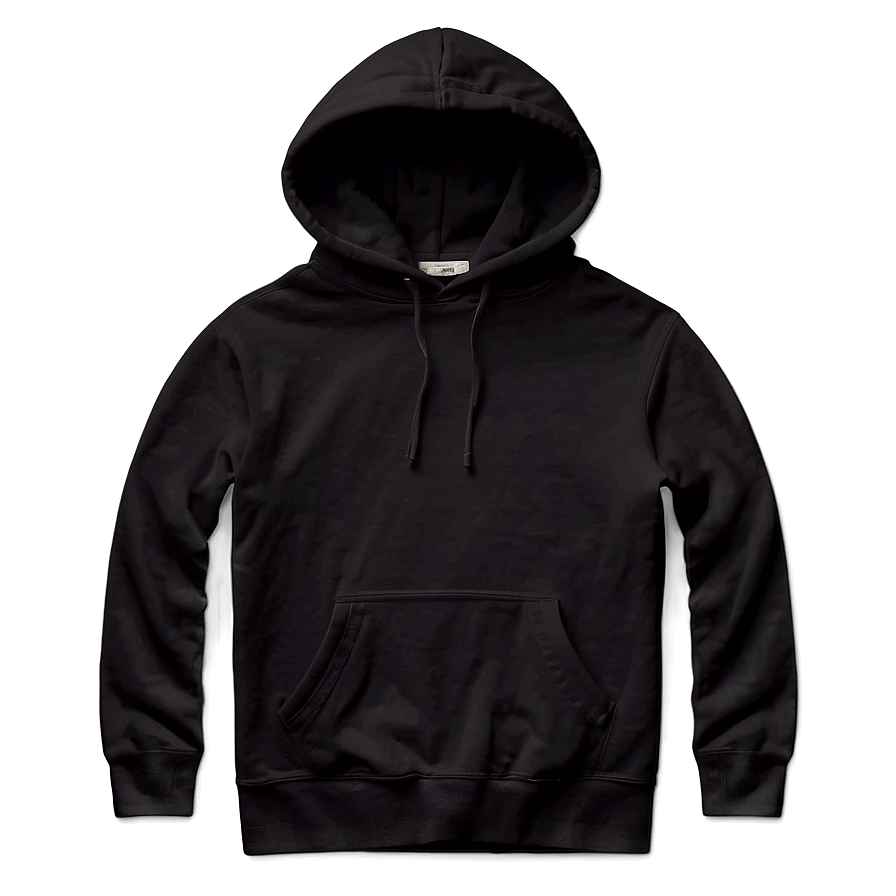 Cotton Black Hoodie Png 66