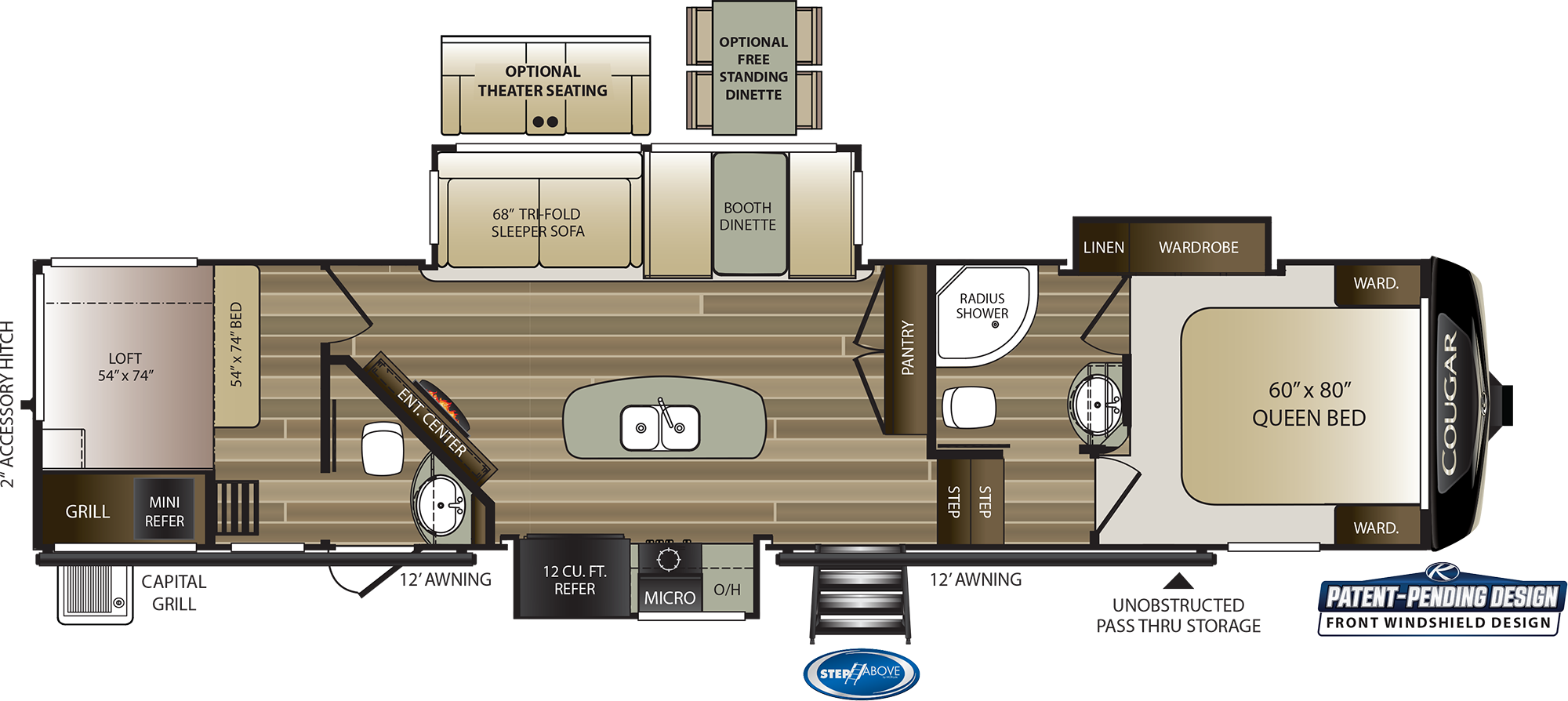 Cougar R V Floorplan Layout