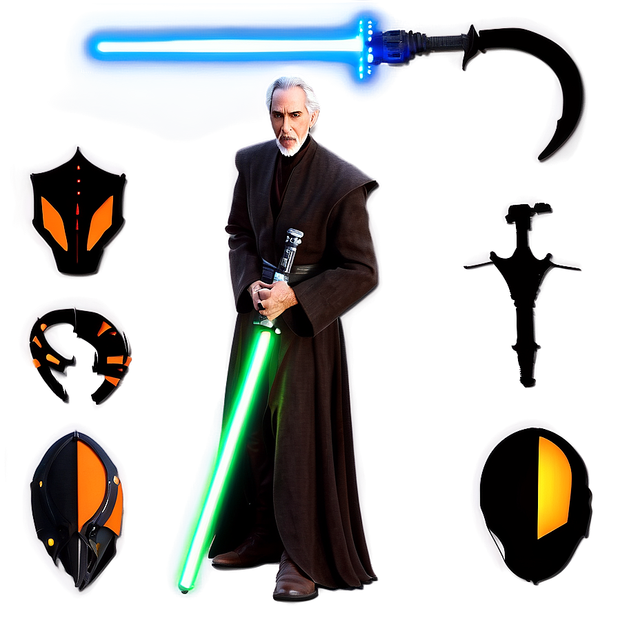 Count Dooku And General Grievous Png 06292024