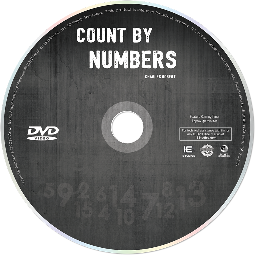 Countby Numbers D V D Cover PNG with transparent background
